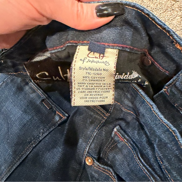 Cult of Individuality Indigo Boot Cut Jeans Vixen Low-rise Y2K - Picture 7 of 8